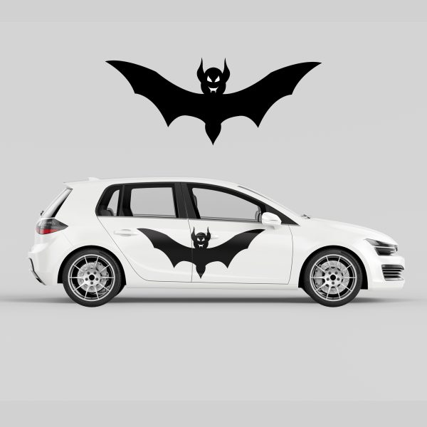 Car Door Decal - Evil Bat - Image 3