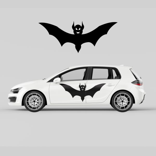 Car Door Decal - Evil Bat - Image 4