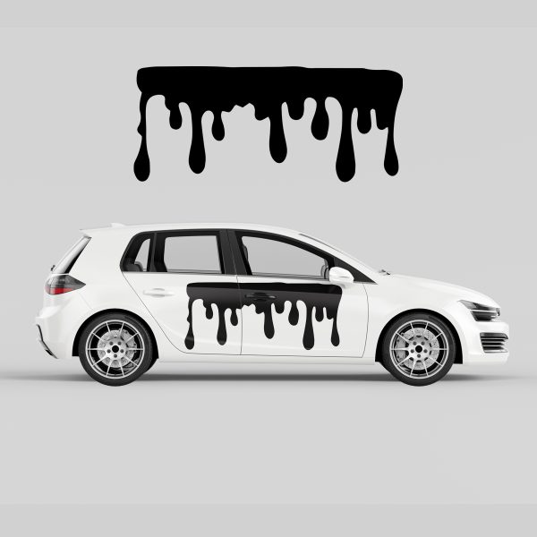 Car Door Decal - Dropping Blood - Image 3