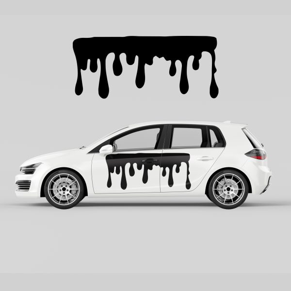 Car Door Decal - Dropping Blood - Image 4