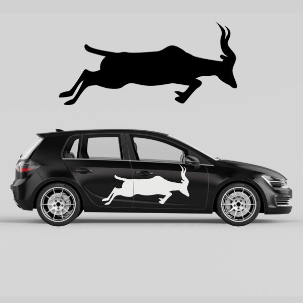 Car Door Decal - Running Animal