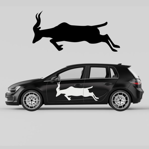 Car Door Decal - Running Animal - Image 2