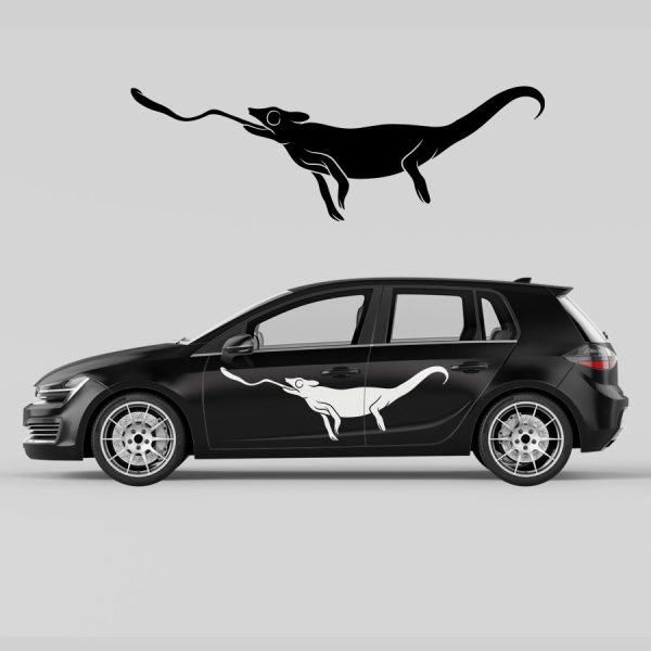 Car Door Decal - Lizard with Tongue - Image 2