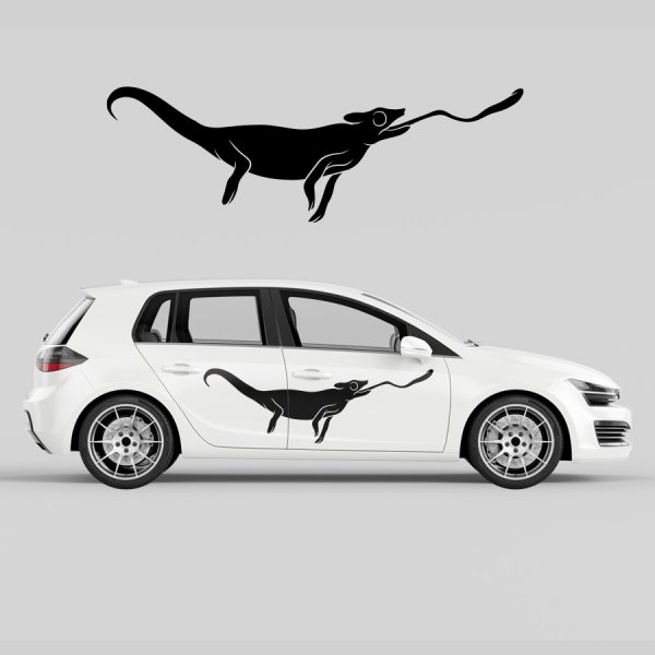 Car Door Decal - Lizard with Tongue - Image 3