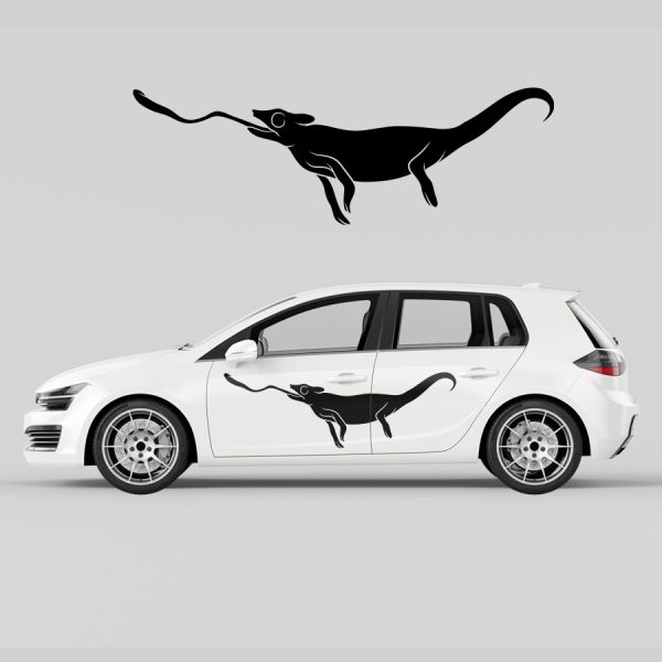 Car Door Decal - Lizard with Tongue - Image 4