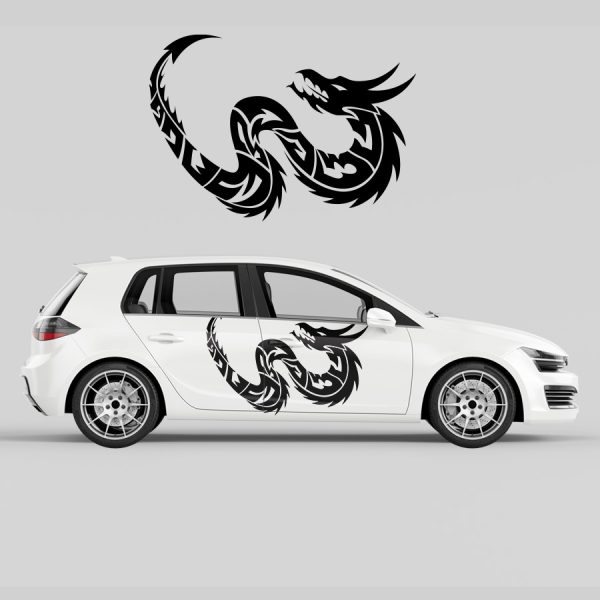 Car Door Decal - Dragon