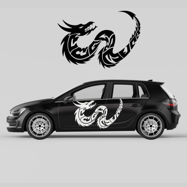 Car Door Decal - Dragon - Image 4