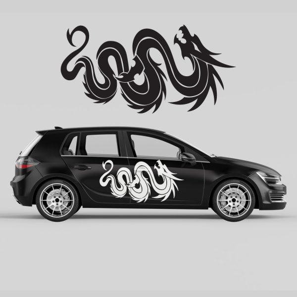 Car Door Decal - Dragon - Image 3
