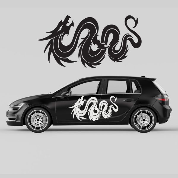 Car Door Decal - Dragon - Image 4