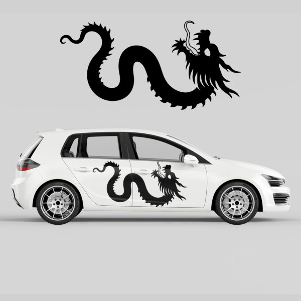 Car Door Decal - Dragon