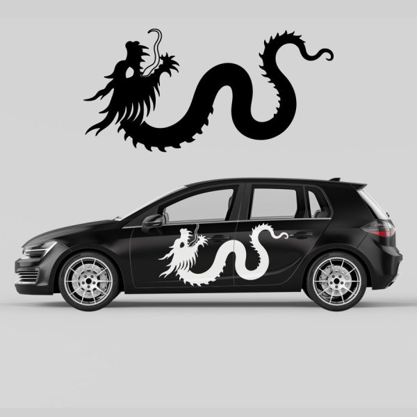 Car Door Decal - Dragon - Image 4