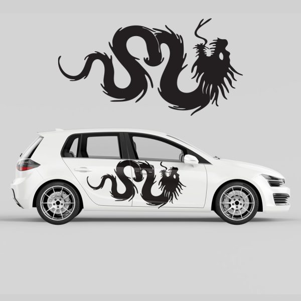 Car Door Decal - Dragon