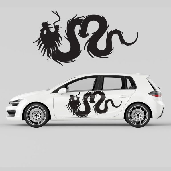 Car Door Decal - Dragon - Image 2