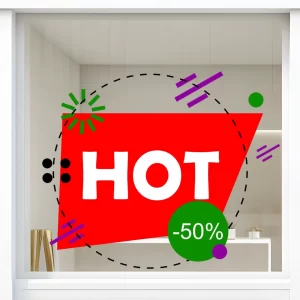 Storefront Decal – 50% Off