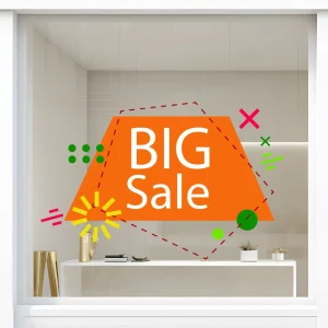 Storefront Decal - Big Sale