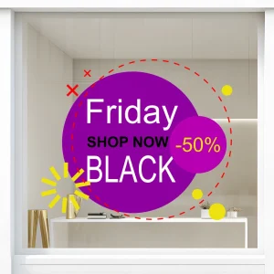 Storefront Decal - Black Friday - 50% OFF