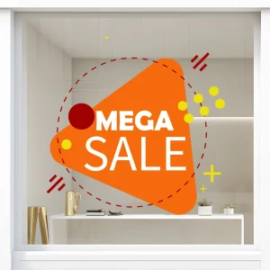 Storefront Decal - Mega Sale