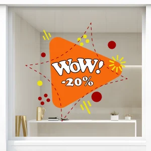 Storefront Decal - Wow -20%