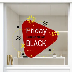 Storefront Decal - Black Friday Shop Now