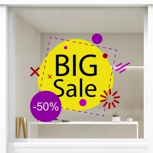 Storefront Decal - Big Sale -50%