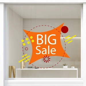 Storefront Decal - Big Sale