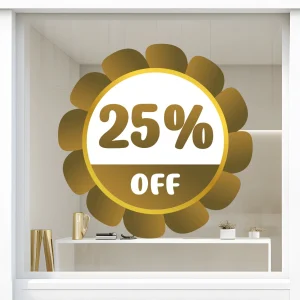 Storefront Decal - 25% Off
