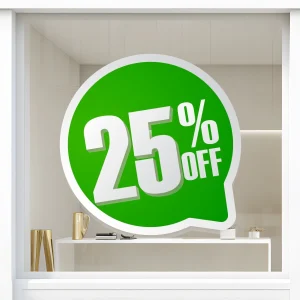 Storefront Decal - 25% Off