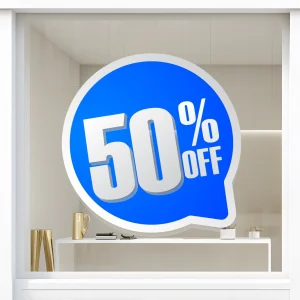 Storefront Decal - 50% Off