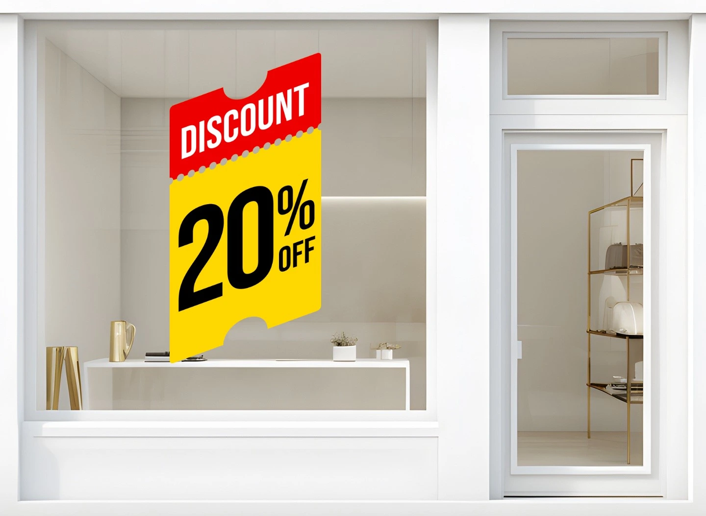Storefront Decal- Discount 20% Off - Image 2