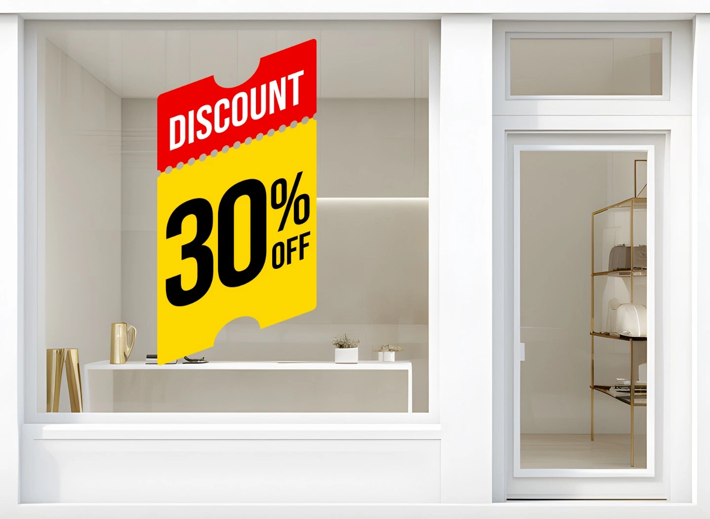 Storefront Decal- Discount 30% Off - Image 2