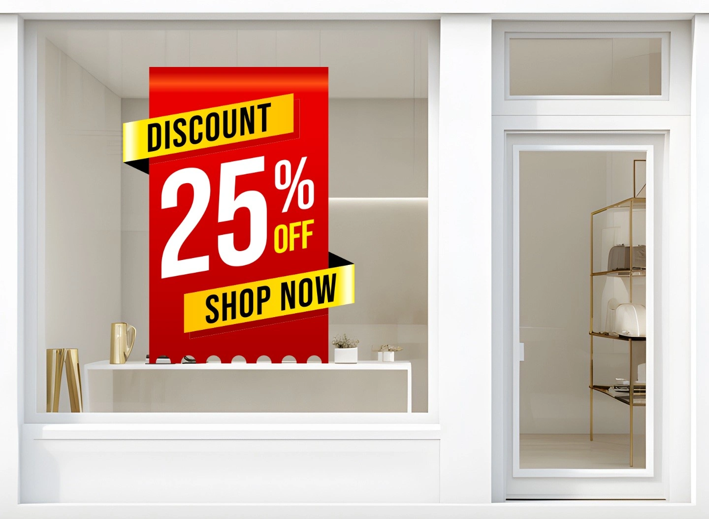 Storefront Decal- Discount 25% Off - Image 2