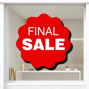 Storefront Decal- Final Sale