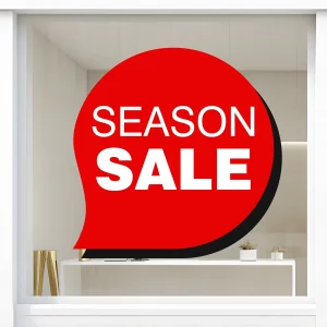 Storefront Decal- Season Sale