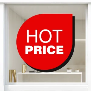 Storefront Decal- Hot Price
