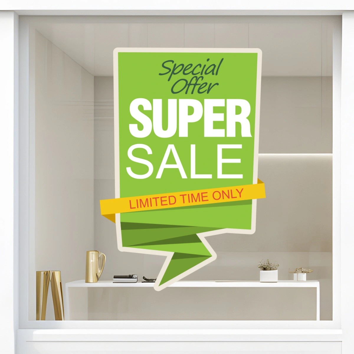 Storefront Decal- Super Sale Limited Time Only
