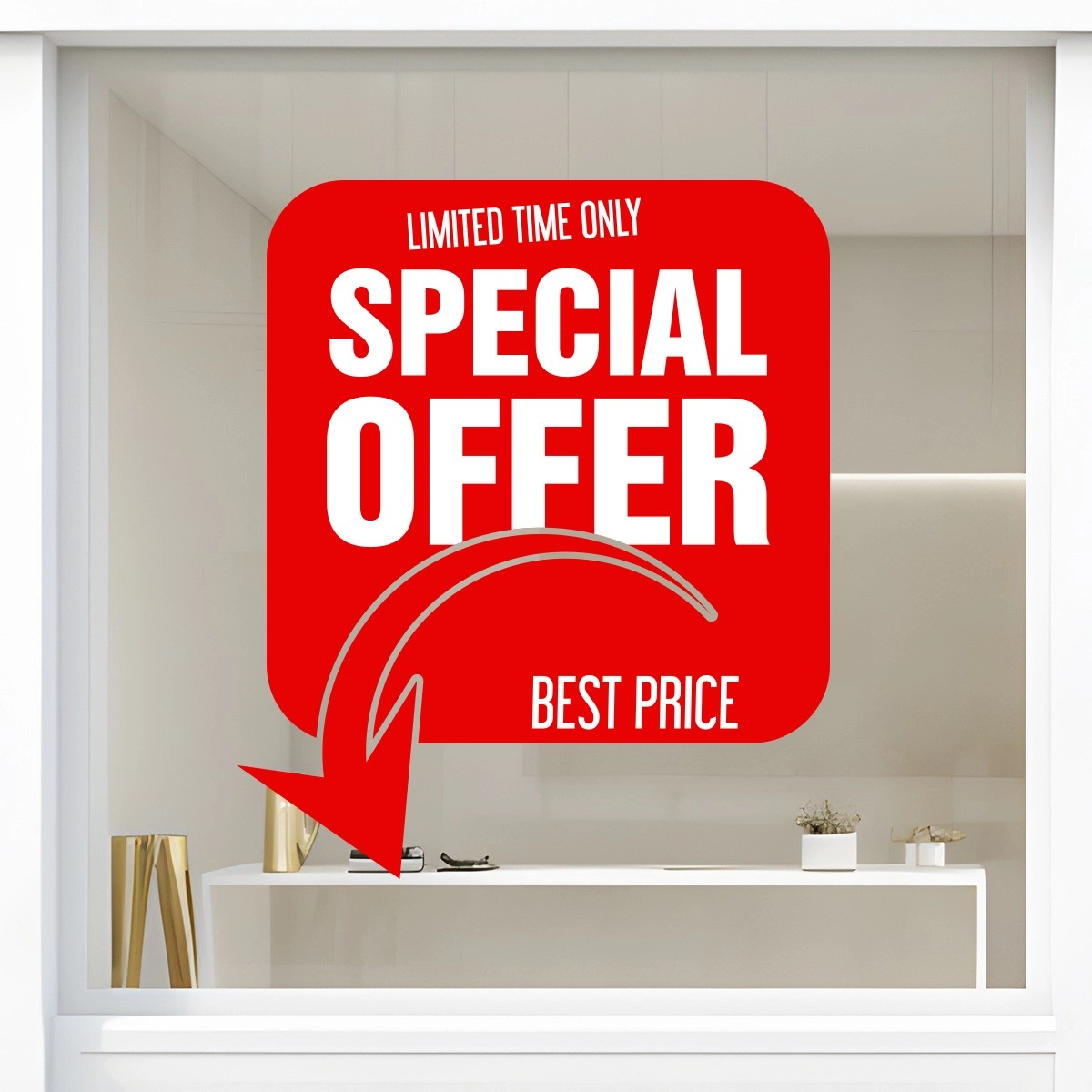 Storefront Decal- Special Offer