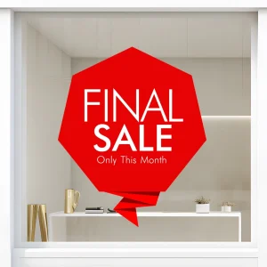 Storefront Decal- Final Sale
