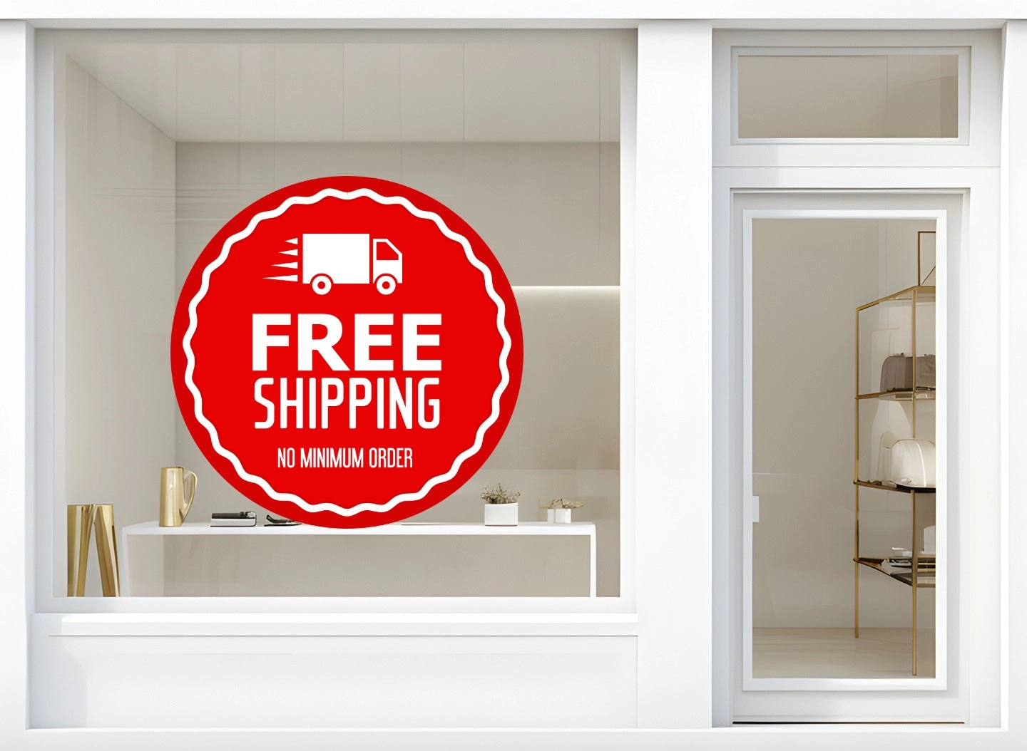 Storefront Decal- Free Shipping - Image 2
