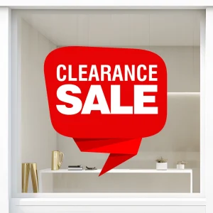 Storefront Decal- Clearance Sale