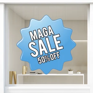 Storefront Decal- Maga Sale 50% Off