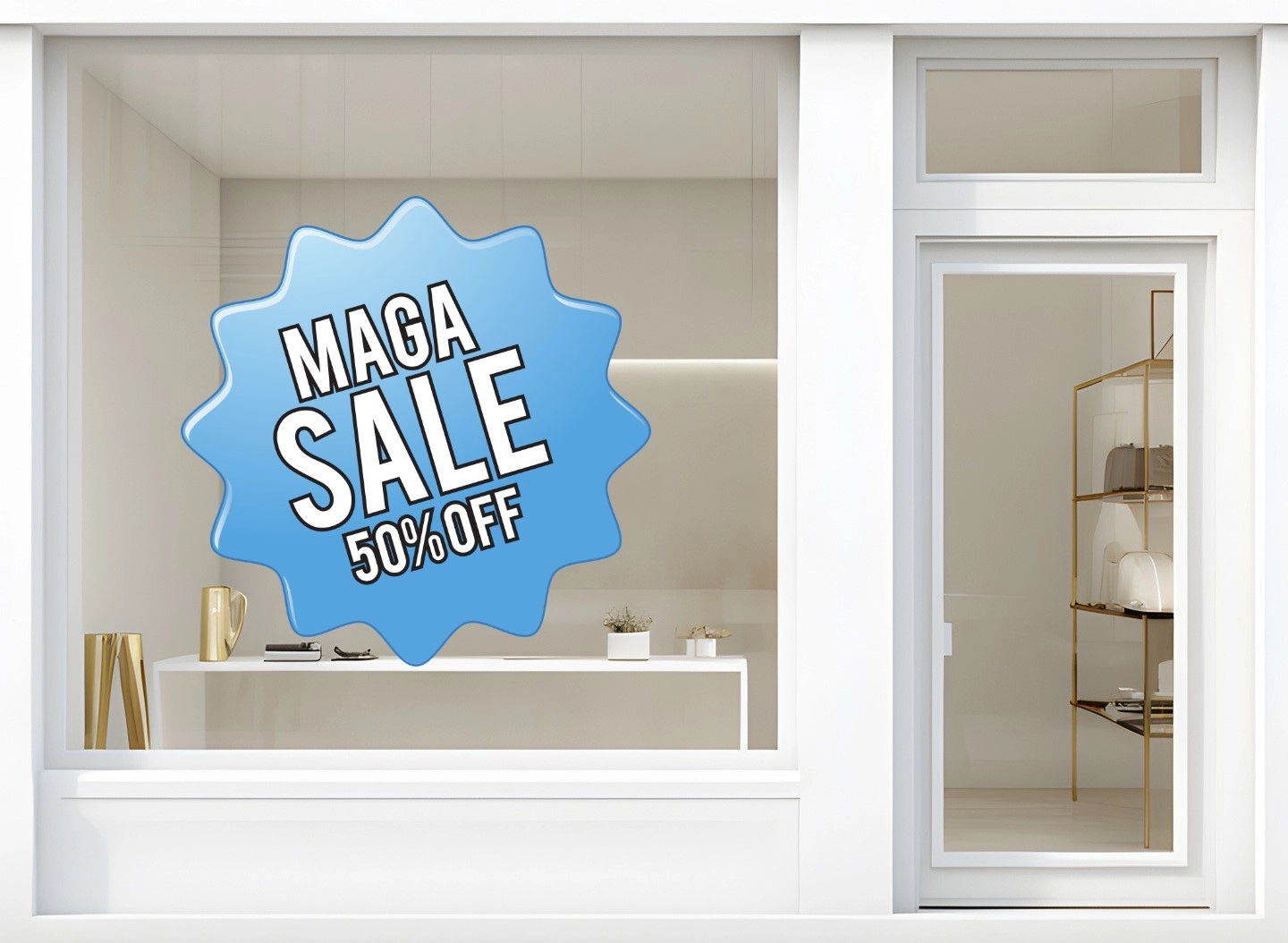 Storefront Decal- Maga Sale 50% Off - Image 2
